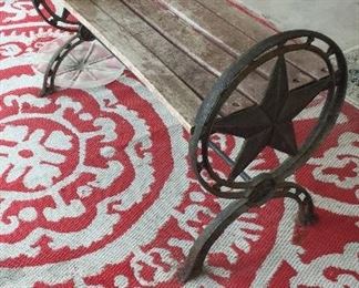 Outdoor Area Rug, Lonestar Bench