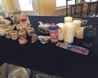 Assorted Household Decor', Teapots, Kitchen Items