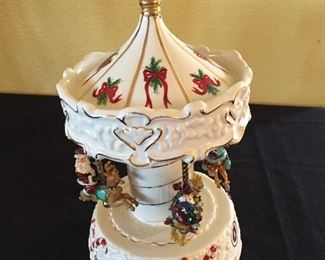 Ceramic Musical Carousel