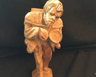 Peruvian Hand Carved Man Figurine