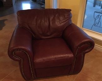 Oversized Leather Chair