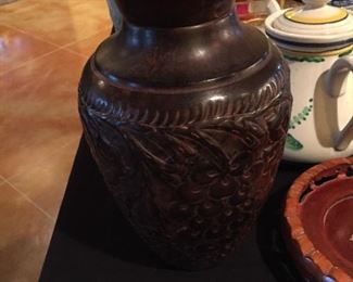 Hand Carved Vase