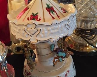 Ceramic Musical Carousel