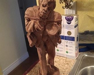 Peruvian Hand Carved Man Figurine