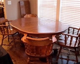 Ethan allen table and four chairs