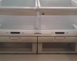 Kenmore Elite Refrigerator side by side french doors with freezer on bottom and ice/water dispenser. Model 795.77562600
