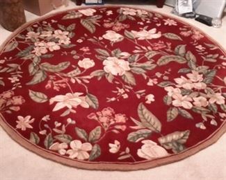 Area round rug