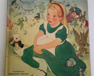Vintage children's "Alice in Wonderland" book.