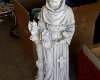 Plaster yard art