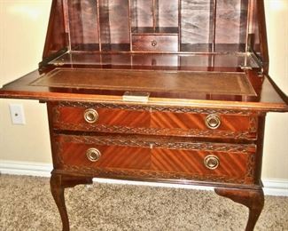 ANTIQUE DROP FRONT SECRETARY