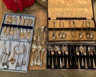 NICKEL SILVER SERVING SETS