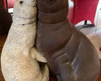 Two Seals Sculpture