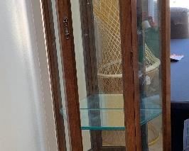 Slender Display Cabinet 70x24x11in HxWxD