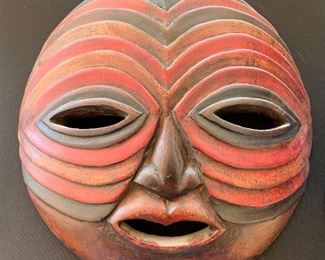 Wood Carved Tribal Mask