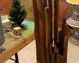 Saguaro Skeleton Pedestal Stand