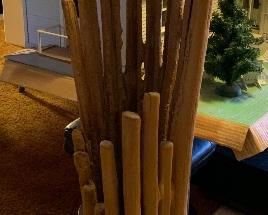 Saguaro Skeleton Pedestal Stand