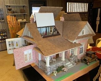 Huge Amazing Dollhouse 22x35x68in approx HxWxD