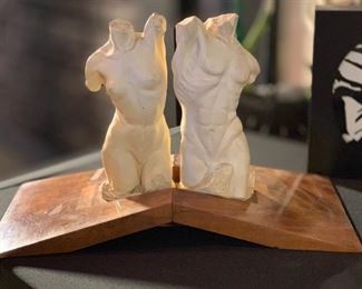 Human Physique Bookends