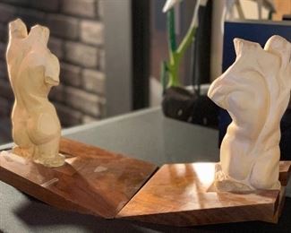 Human Physique Bookends