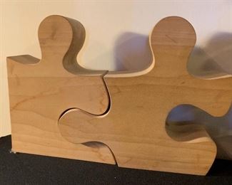 Carved Wood Puzzle Pieces
