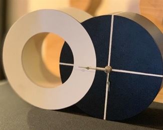 Artist Made Black/White Clock