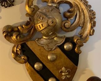Knight/Shield Wall Hanging As-Is