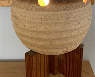 Artist Made Ceramic Lamp