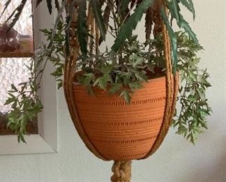 Macrame Faux Plant