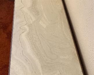 Vintage Marble Top 6 Drawer Dresser For Restoration 27x70x16.5in