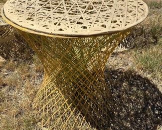 1960s Fiberglass Planter Pre Russell Woodard Outdoor Table