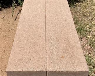 Concrete MCM Outdoor Bench