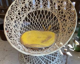 1960s Fiberglass Lg Chair Outdoor Pre Russell Woodard