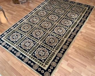 60x96 Hand Knotted Wool Rug 60x96in
