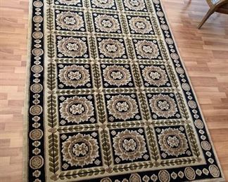 60x96 Hand Knotted Wool Rug 60x96in