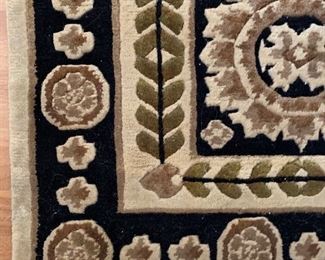 60x96 Hand Knotted Wool Rug 60x96in