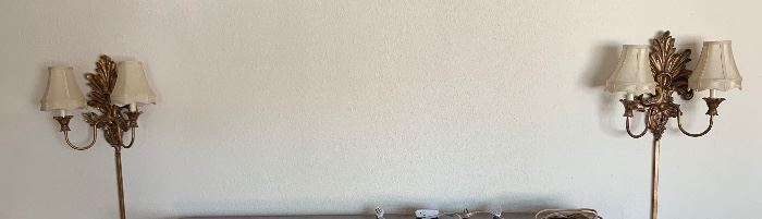 2 Vintage Wall Sconces/Lights