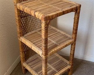 Wicker Shelf Unit