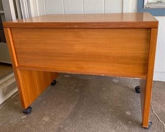 Compact Teak Copenhagen Danish Desk 26X 33.5 X 20.5 HxWxD