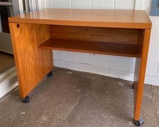 Compact Teak Copenhagen Danish Desk 26X 33.5 X 20.5 HxWxD