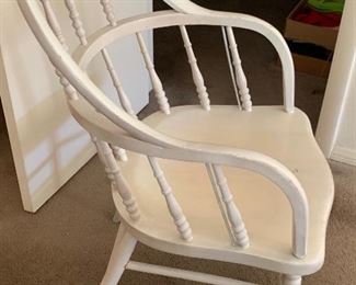 Vintage White Chair AS-IS