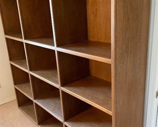 1 Piece Wood Shelf 73x78x16in HxWxD