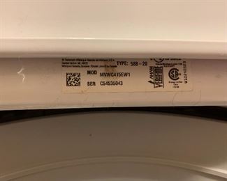 Maytag 3.6-Cu ft Top Load Washer MVWC415EW1 44x27x26in HxWxD