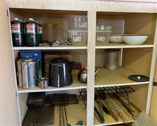 Lots of Camping supplies