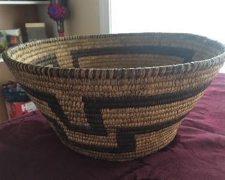 Hand weaved Indian basket