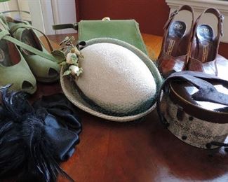 VINTAGE HATS AND SHOES