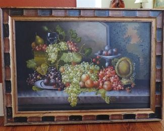 STILL LIFE FRUIT OIL PAINTING