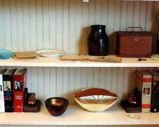 BOOKS AND POTTERY