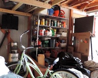 GARAGE ITEMS AND BIKE