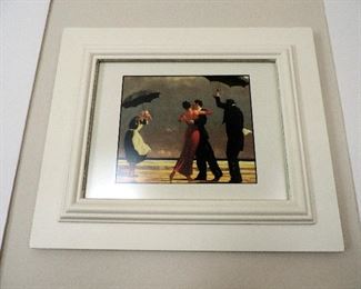 FRAMED PRINT DANCING IN THE RAIN
