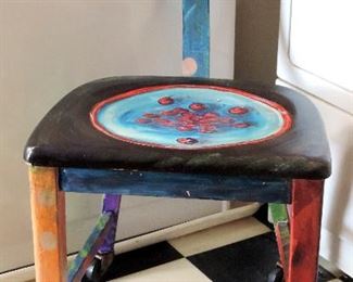 FUN PAINTED STOOL
